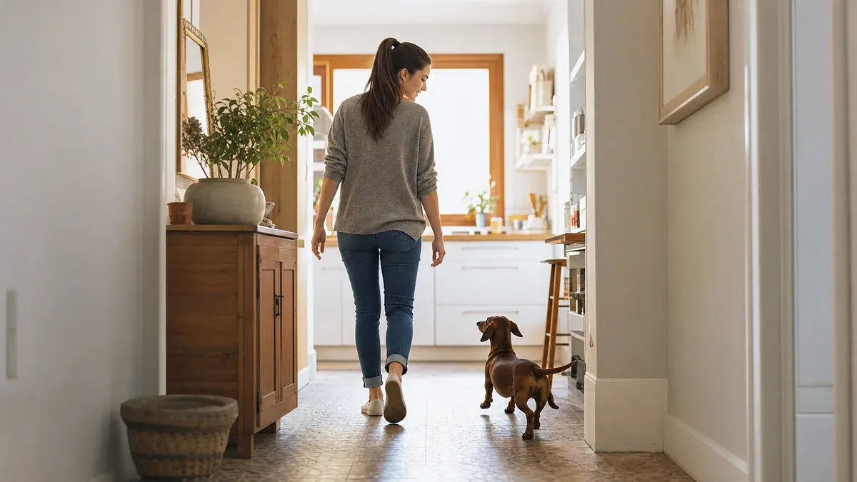 Qué significa que tu perro te siga a todos lados