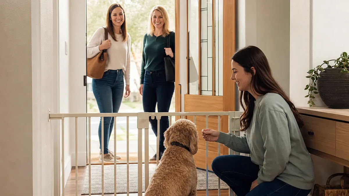 Mi perro le ladra a las visitas: qué hago